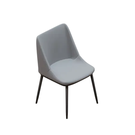 Basic Dining Chair 3 D Render Illustration 3D Icon