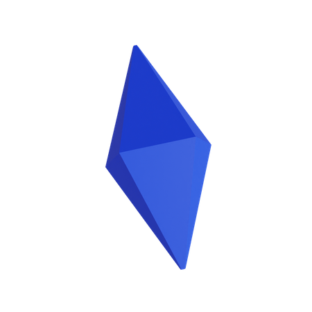 Basic Gem  3D Illustration