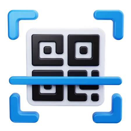 Basic QR Code  3D Icon