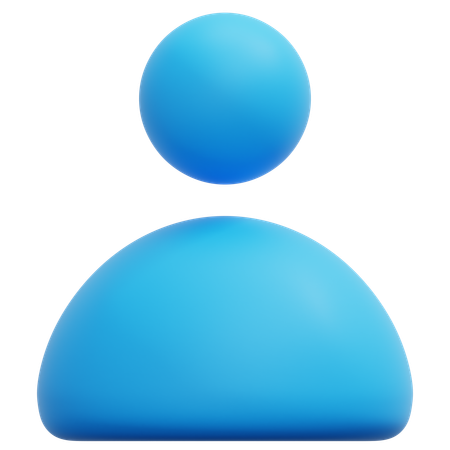Basic User Symbol  3D Icon