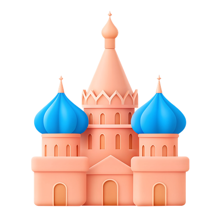 St. Basil Kathedrale  3D Icon