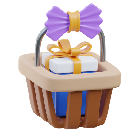 Basket  3D Icon