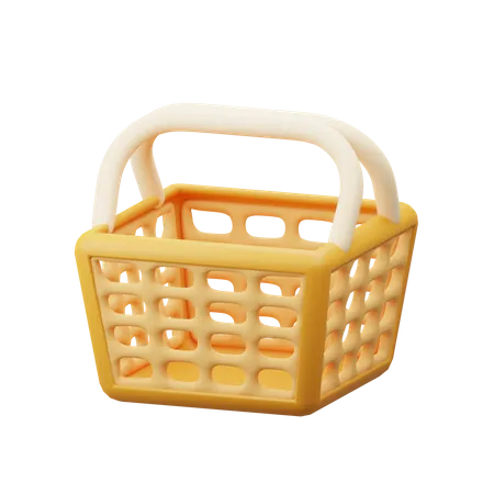 Basket  3D Icon