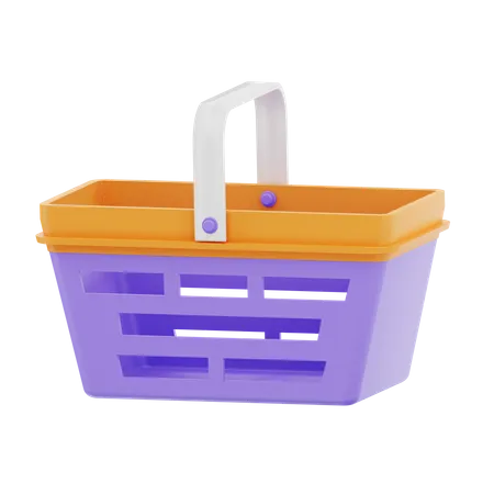 Basket  3D Icon