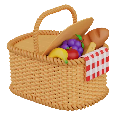 Basket  3D Icon