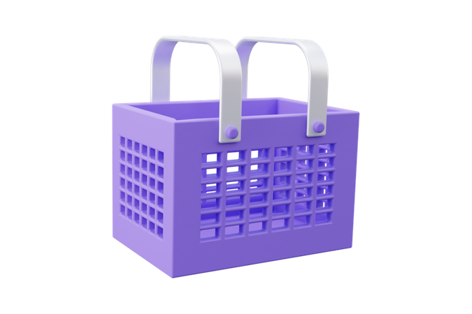 Basket  3D Icon