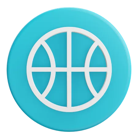 Basket-ball  3D Icon