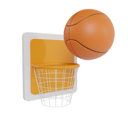 Basket-ball  3D Icon