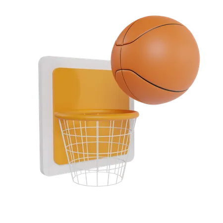 Basket-ball  3D Icon