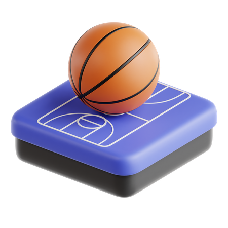 Basket-ball  3D Icon