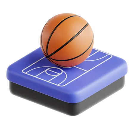 Basket-ball  3D Icon