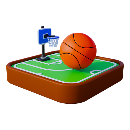 Basket-ball  3D Icon