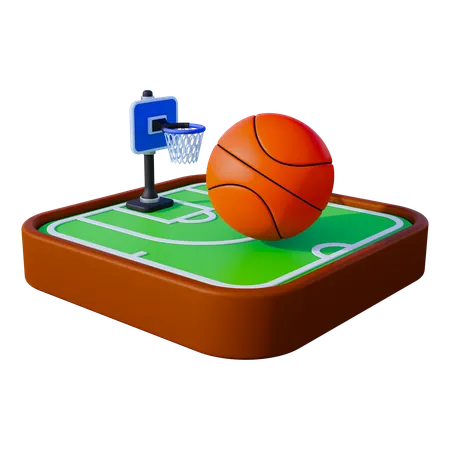 Basket-ball  3D Icon