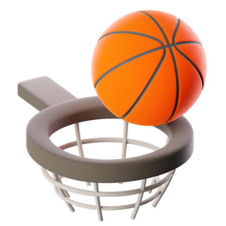 Basket-ball  3D Icon