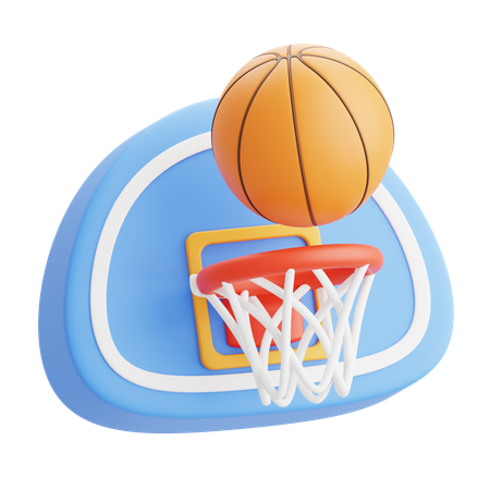 Basket-ball  3D Icon