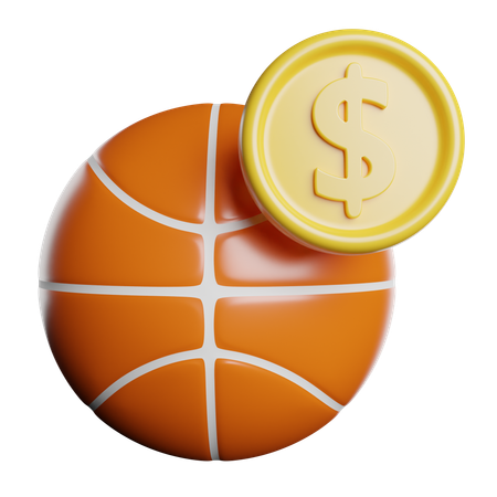 Basket Ball  3D Icon