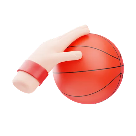 Dribble de basket-ball  3D Icon