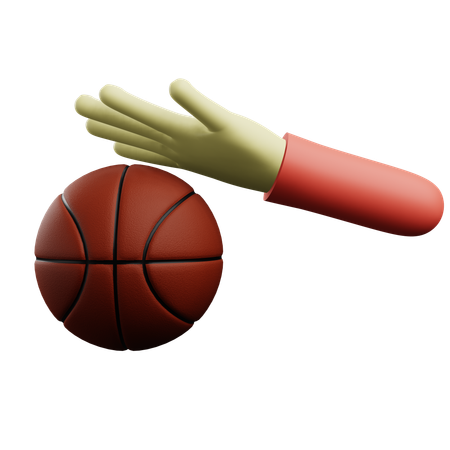 Dribble de basket-ball  3D Icon