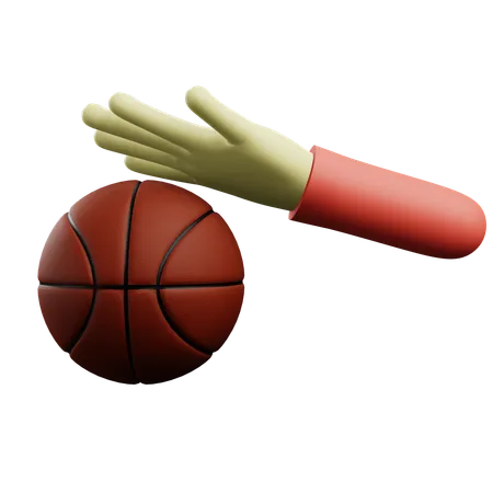 Dribble de basket-ball  3D Icon