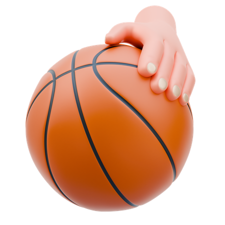 Dribble de basket-ball  3D Icon