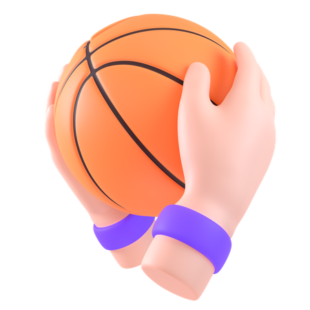 Geste de lancer de basket  3D Icon