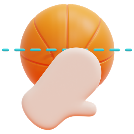 Vol de basket  3D Icon