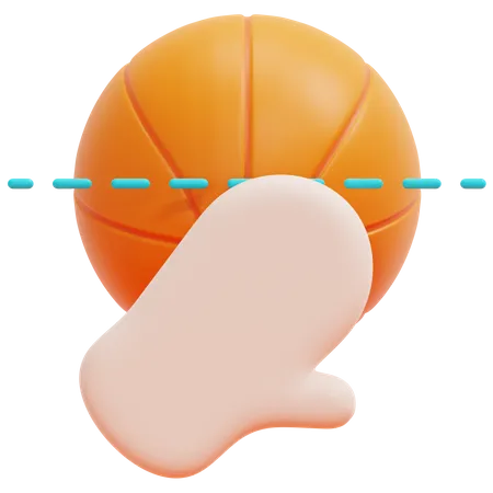 Vol de basket  3D Icon