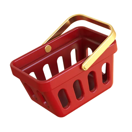 Basket Cart 3 D Illustration 3D Illustration