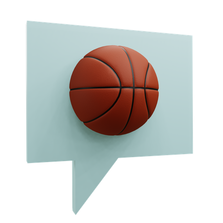 Fumetto del basket  3D Icon