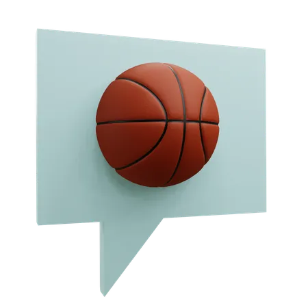 Fumetto del basket  3D Icon