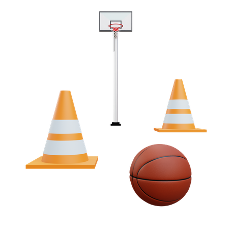 Esercizio di basket  3D Icon