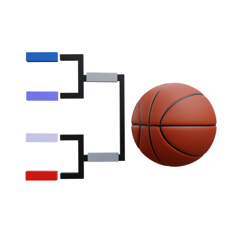 Campionato di basket  3D Icon