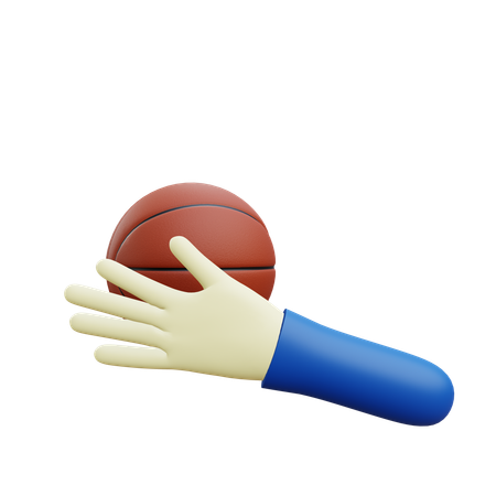 バスケットボール  3D Icon