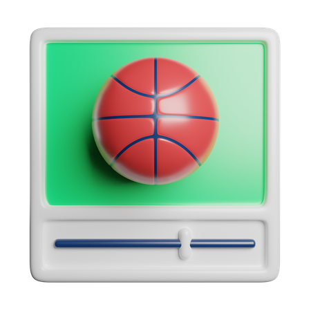 Basketball  3D Icon