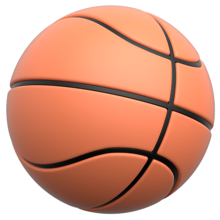 バスケットボール  3D Icon