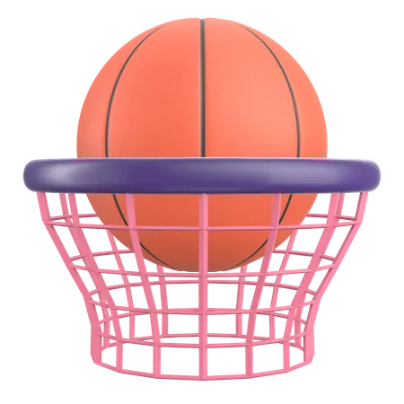 Basketball 3D Illustration
