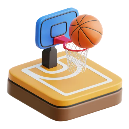 Basketball  3D Icon