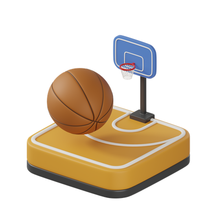 Basketball  3D Icon