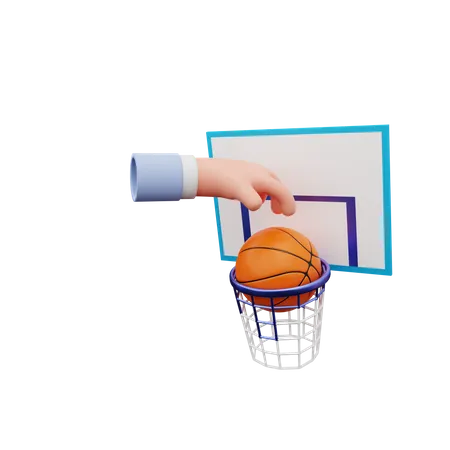 Basketball  3D Illustration