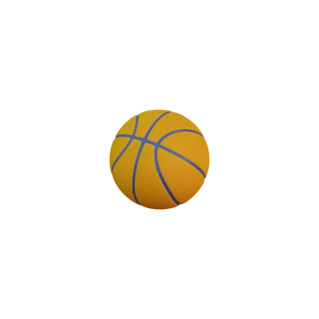 Basketball 3 D Render Icon Leather Ball 3D Icon