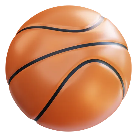 3 D Illustration Basketball Ball 3D Icon