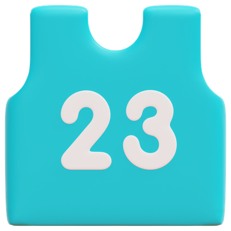 Basketballkleidung  3D Icon