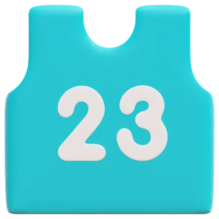 Basketballkleidung  3D Icon