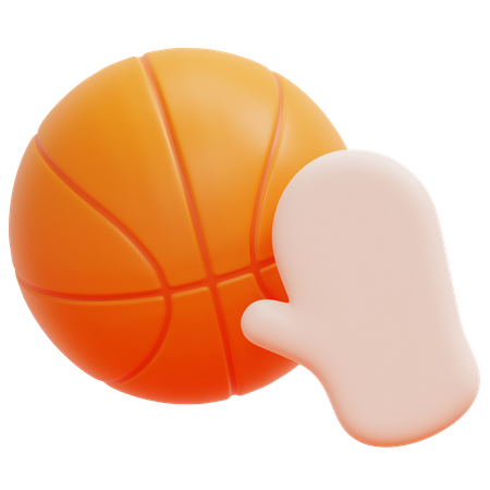 Basketball Block  3D Icon