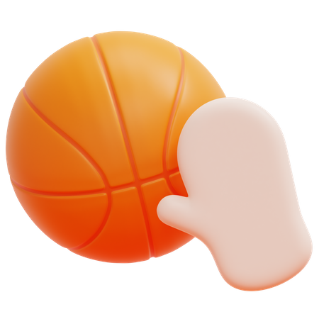 Basketball Block 3D Icon