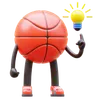 Basketball Character Get Idea
