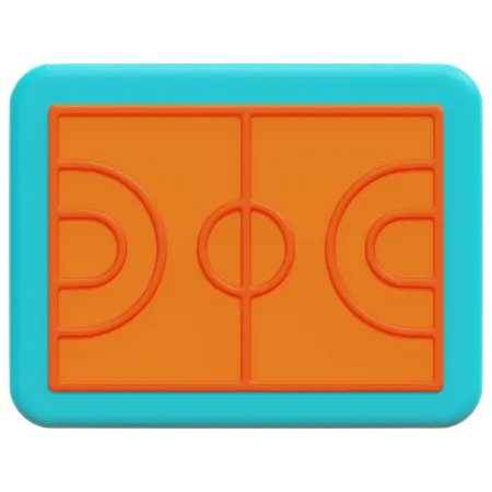 Basketball Court  3D Icon