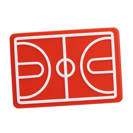 Basketball Court  3D Icon