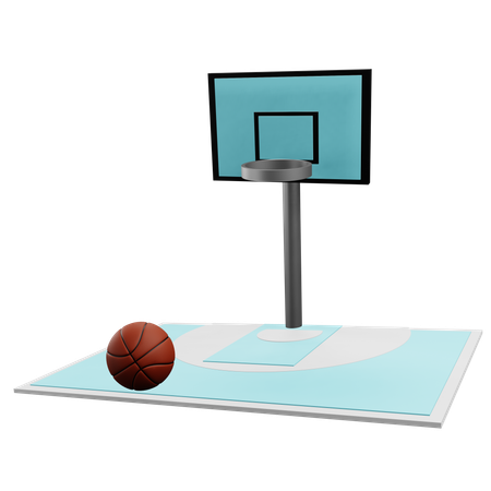 Basketball Court  3D Icon
