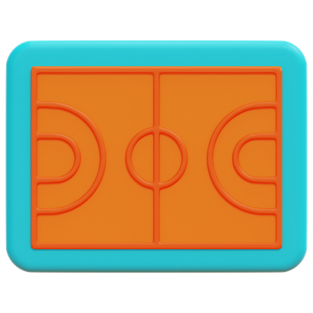 Basketball Court 3D Icon